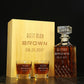 Groomsmen Gift set, personalized whiskey decanter - CustomizationMart