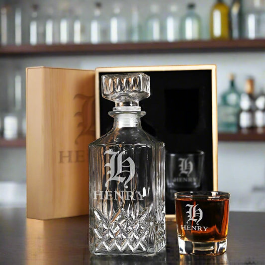 Groomsmen Gifts, Personalized Gift Decanter - CustomizationMart