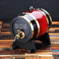 Personalized Barrel with Metal Tap, Groomsmen Gifts, Christmas Gift - Dark Red Engravedideas