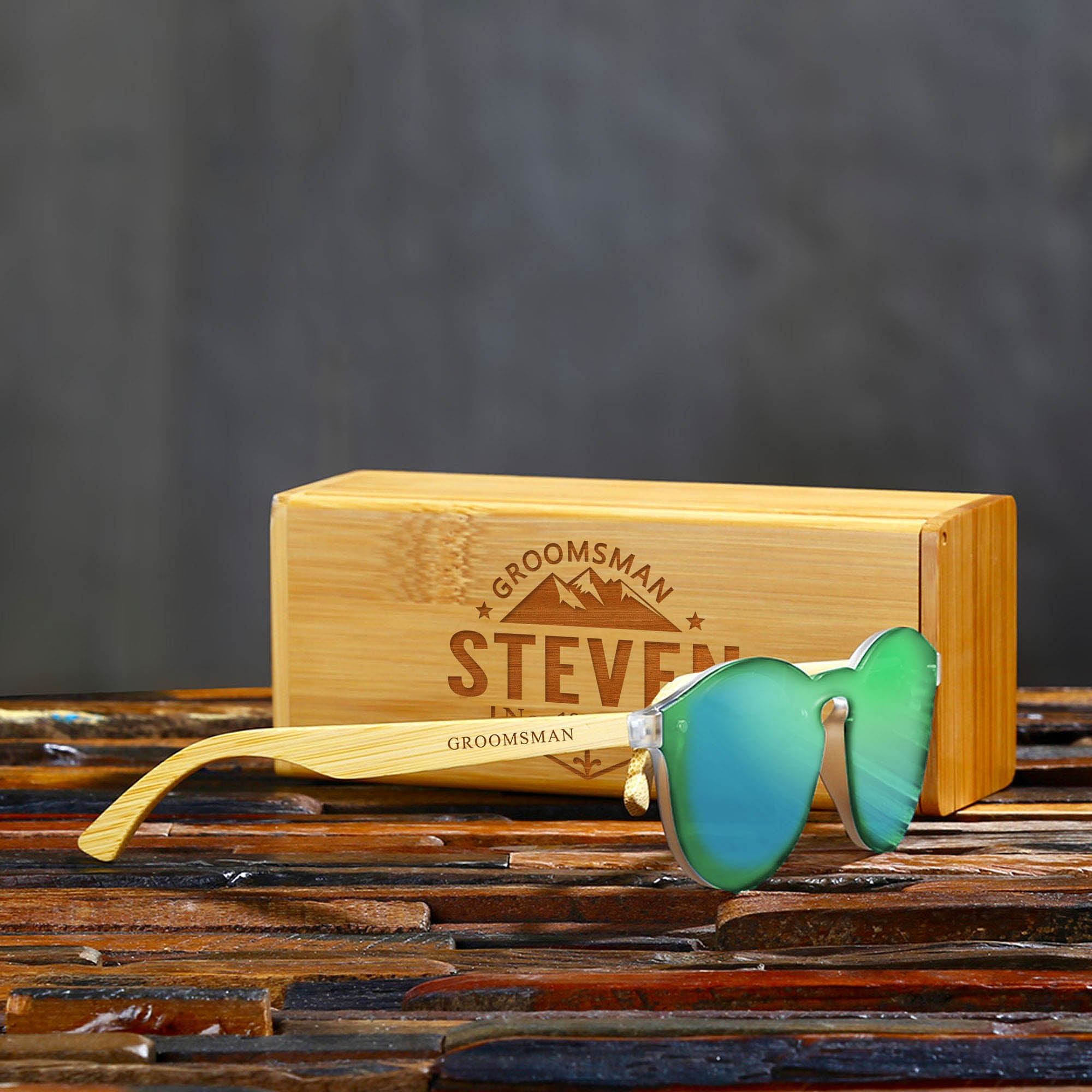 Personalized sunglasses groomsmen best sale