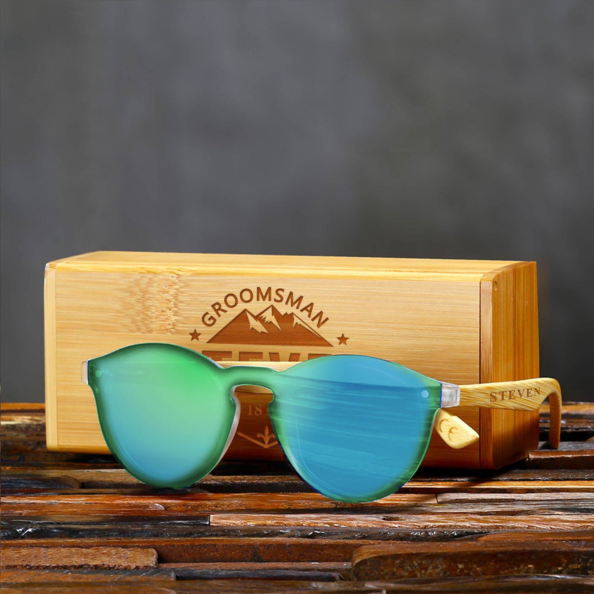 Personalized Wood Polarized Sunglasses, Groomsmen Proposal, Groomsmen  Gifts, Best Man gift, Bachelor Party Gift, Groomsmen Sunglasses (Green) :  Amazon.ca: Handmade Products